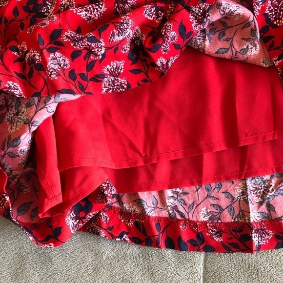 NWT Maison Jules red flawless short size 12 - Picture 5 of 6